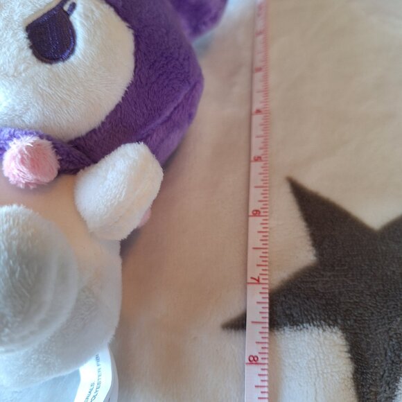 2023 Sanrio‎ Kuromi Purple Plush 8” Stuffed Animal - Picture 2 of 6
